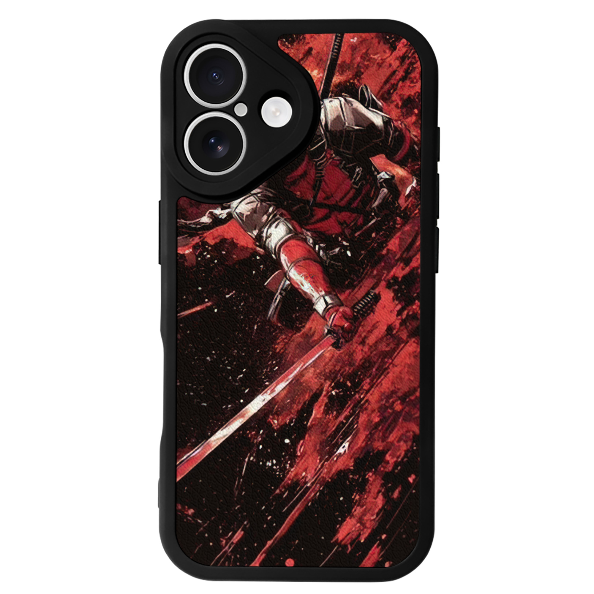 （画像用） Deadpool デッドプール 【iPhone 16シリーズ対応】シリコンスマホケース（レザー調） 材質：シリコン